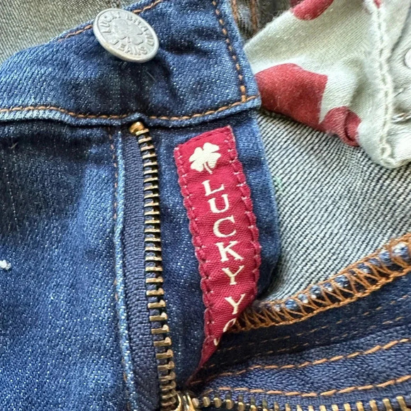 Lucky Brand Jeans Women’s Sofia Straight Blue stretch Denim Pants 8/29 - Picture 4 of 8